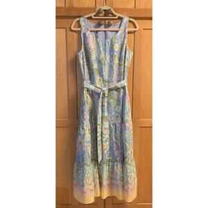 Talbots Tiered Sundress Size 10P Womens Multi Color - SEE FULL CONDITION DESC.